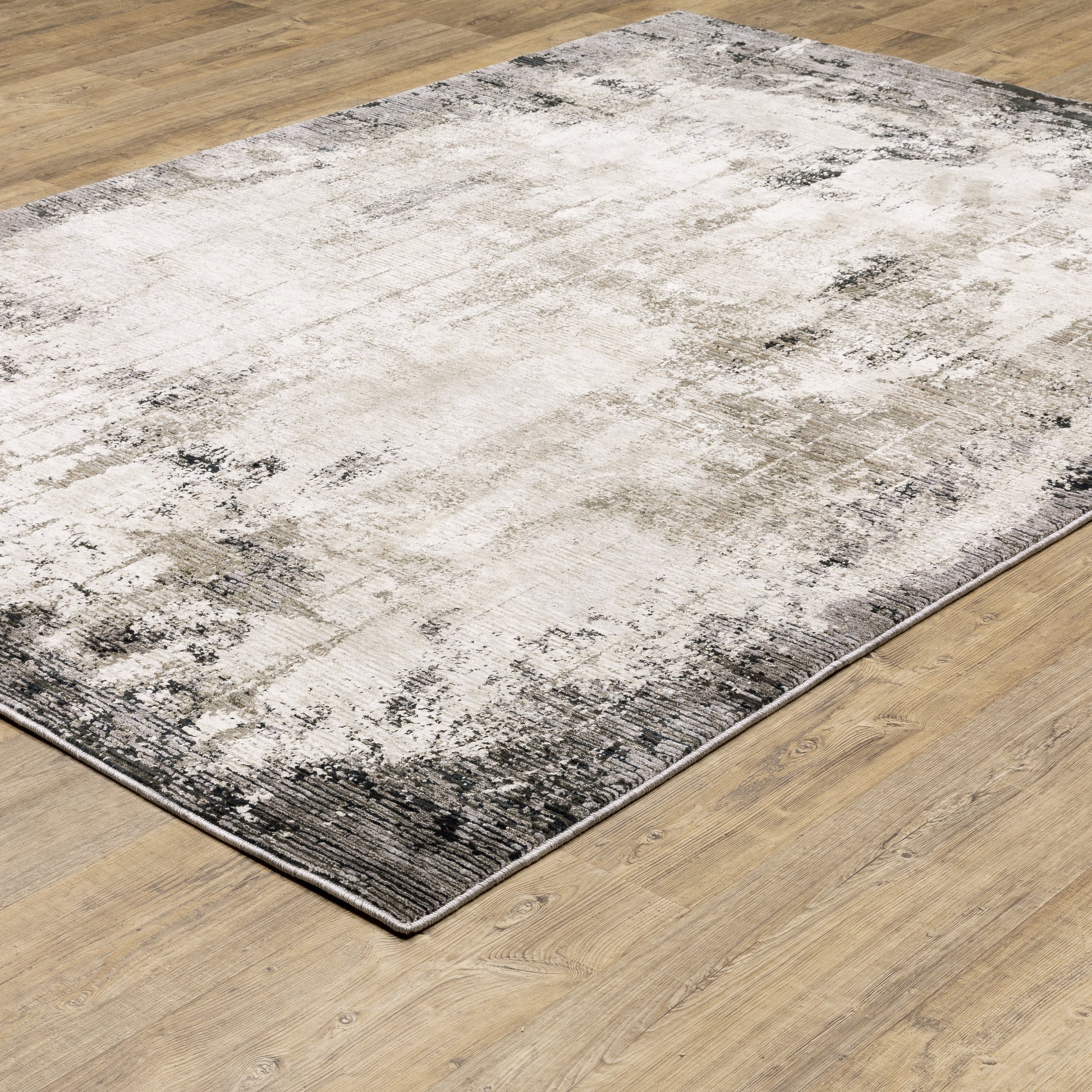 Oriental Weavers Sphinx Nebulous 7151E Grey/ Ivory Area Rug