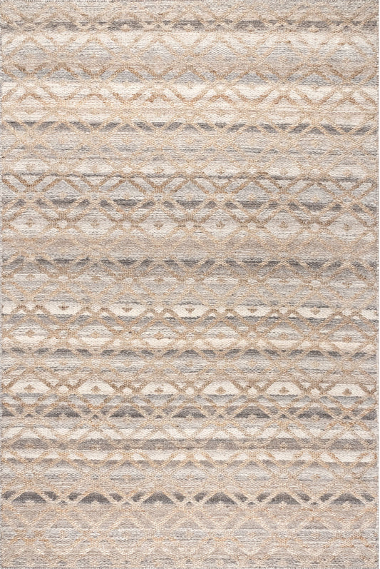 Nuloom Talia And Lattice Nta3268A Natural Area Rug