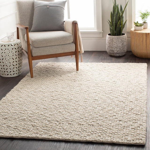 Surya Neravan Ner-1001 Cream, Charcoal Rug.