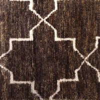 Chandra Nesco Nes32702 Dark Brown Geometric Area Rug