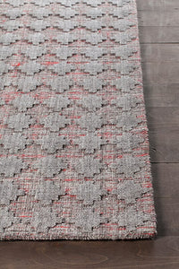 Chandra Netix Net33201 Red / Grey Area Rug