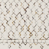 Surya Nettie Net-1001 Cream, Tan, Camel, Black, Light Gray Moroccan Area Rug