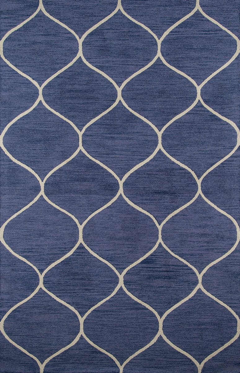 Momeni Newport Np-10 Blue Geometric Area Rug