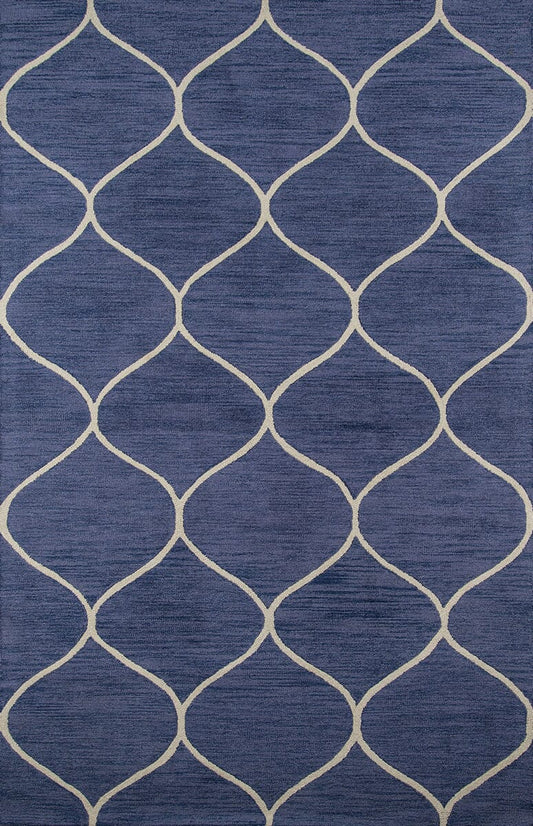 Momeni Newport Np-10 Blue Geometric Area Rug