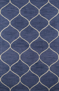 Momeni Newport Np-10 Blue Geometric Area Rug