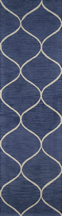 Momeni Newport Np-10 Blue Geometric Area Rug