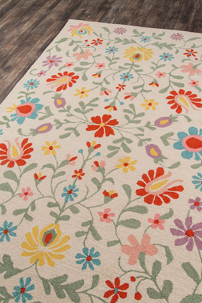 Momeni Newport Np-20 Ivory Floral / Country Area Rug