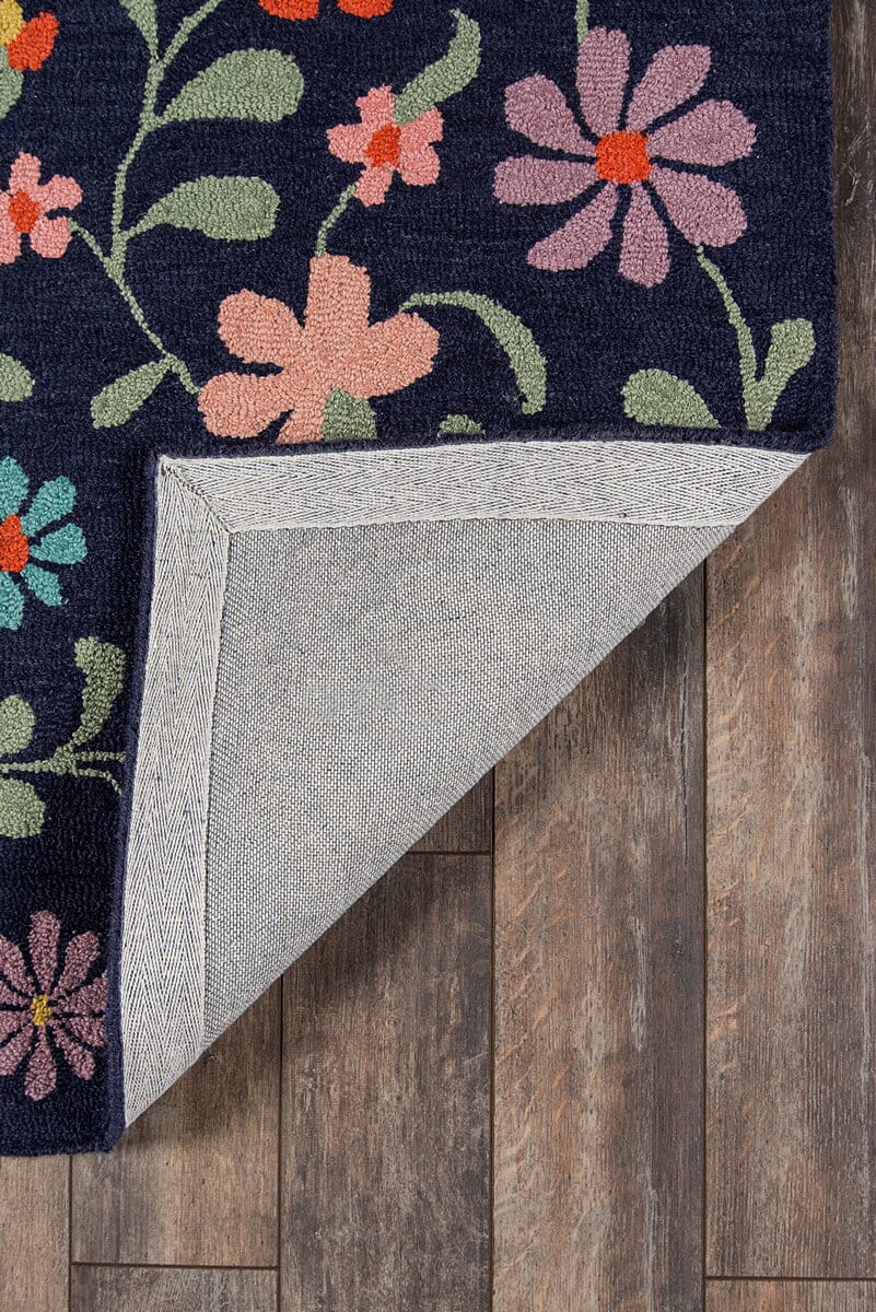 Momeni Newport Np-20 Navy Floral / Country Area Rug