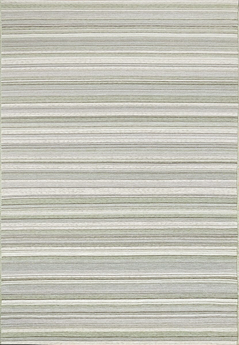 Dynamic Newport 96005 Green / Ivory Striped Area Rug