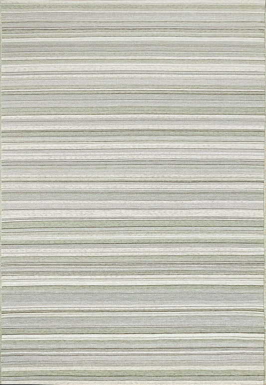 Dynamic Newport 96005 Green / Ivory Striped Area Rug
