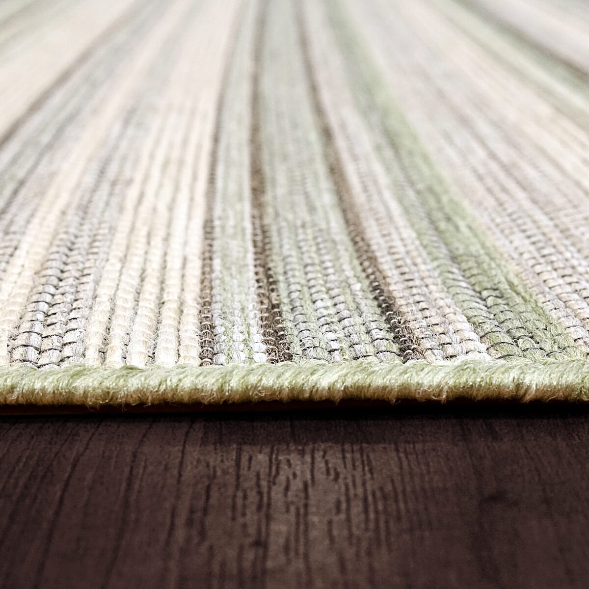 Dynamic Newport 96005 Green / Ivory Striped Area Rug