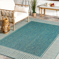 Nuloom Asha Simple Border Nas1767B Green Area Rug