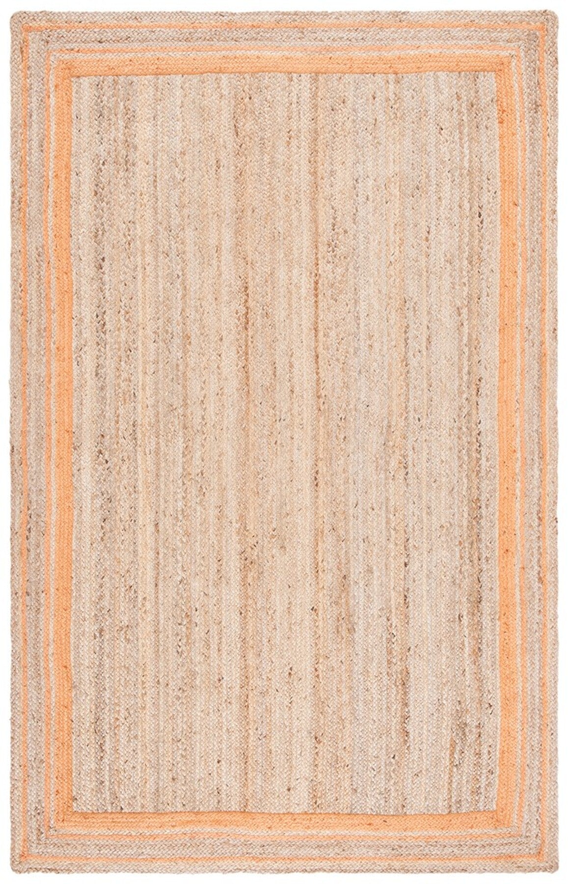 Safavieh Natural Fiber Nf109P Orange/Natural Rugs.