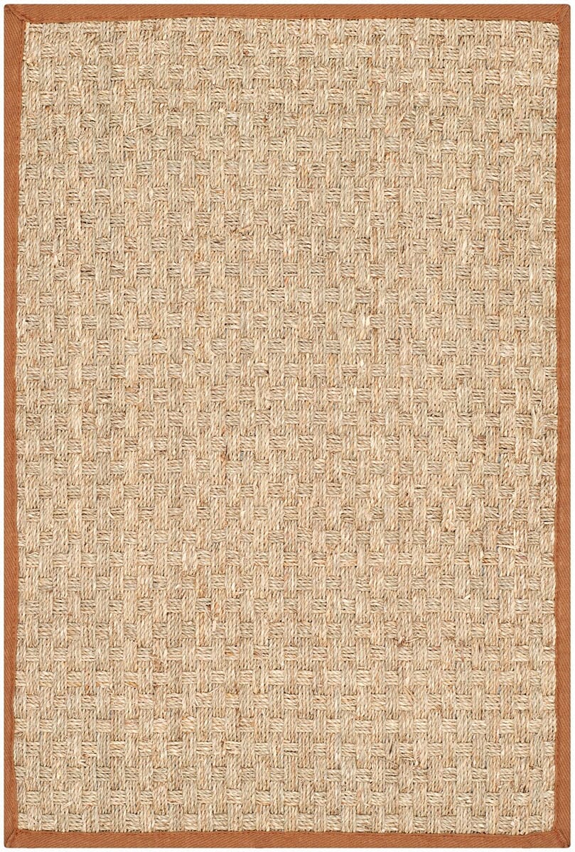 Safavieh Natural Fiber nf114b Natural / Brown Natural Fiber Area Rug