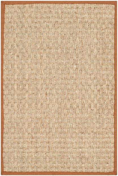 Safavieh Natural Fiber nf114b Natural / Brown Natural Fiber Area Rug