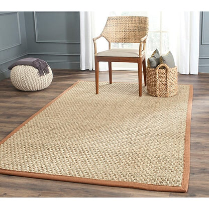 Safavieh Natural Fiber nf114b Natural / Brown Natural Fiber Area Rug