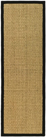 Safavieh Natural Fiber nf114c Natural / Black Rugs.