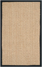 Safavieh Natural Fiber nf114c Natural / Black Rugs.