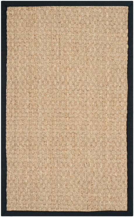 Safavieh Natural Fiber nf114c Natural / Black Rugs.