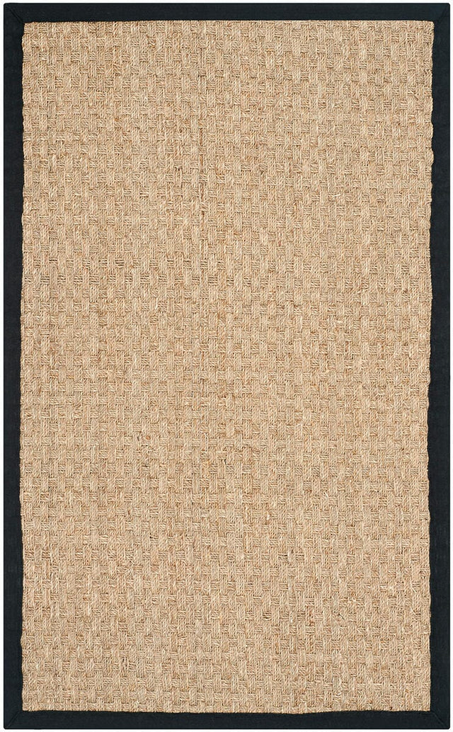 Safavieh Natural Fiber nf114c Natural / Black Rugs.