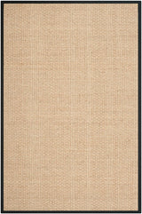 Safavieh Natural Fiber nf114c Natural / Black Rugs.