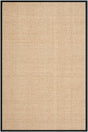 Safavieh Natural Fiber nf114c Natural / Black Rugs.