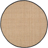 Safavieh Natural Fiber nf114c Natural / Black Rugs.