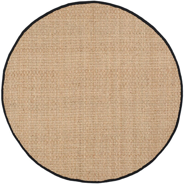 Safavieh Natural Fiber nf114c Natural / Black Rugs.