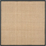 Safavieh Natural Fiber nf114c Natural / Black Rugs.