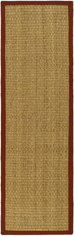 Safavieh Natural Fiber nf114d Natural / Red Rugs.