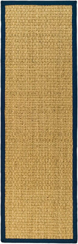 Safavieh Natural Fiber nf114e Natural / Blue Rugs.