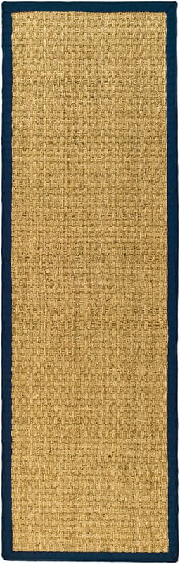 Safavieh Natural Fiber nf114e Natural / Blue Natural Fiber Area Rug