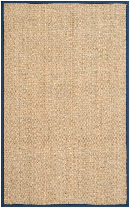 Safavieh Natural Fiber nf114e Natural / Blue Natural Fiber Area Rug