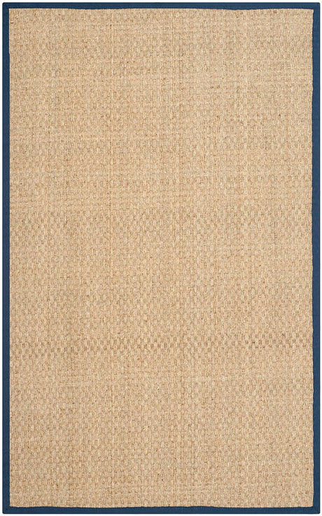 Safavieh Natural Fiber nf114e Natural / Blue Rugs.