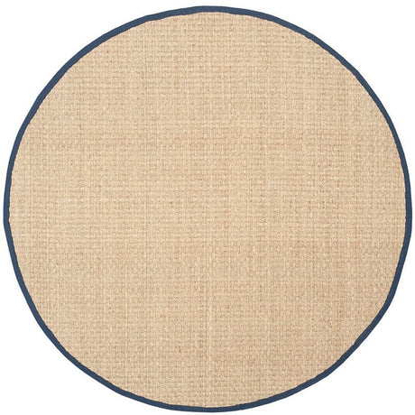 Safavieh Natural Fiber nf114e Natural / Blue Rugs.