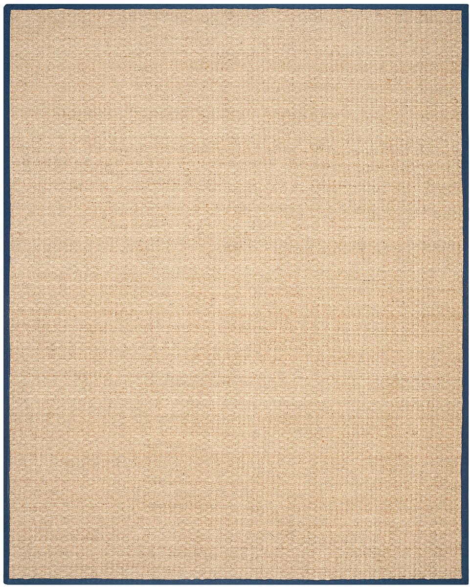 Safavieh Natural Fiber nf114e Natural / Blue Natural Fiber Area Rug