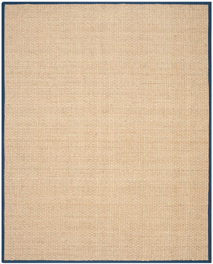 Safavieh Natural Fiber nf114e Natural / Blue Natural Fiber Area Rug