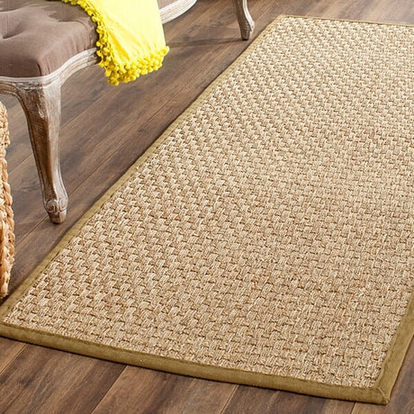 Safavieh Natural Fiber nf114g Natural / Olive Rugs.