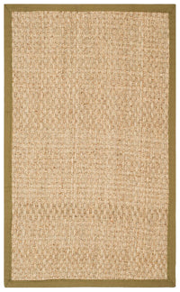 Safavieh Natural Fiber Nf114G Natural / Olive Natural Fiber Area Rug