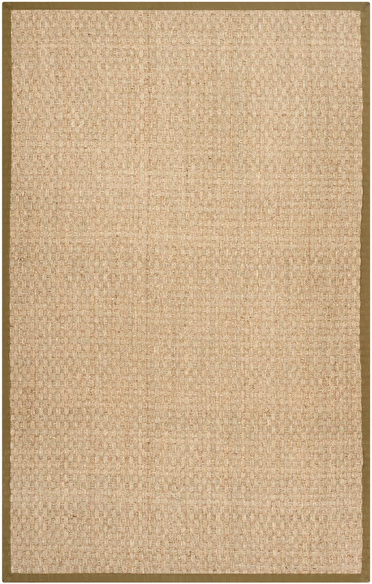 Safavieh Natural Fiber Nf114G Natural / Olive Natural Fiber Area Rug