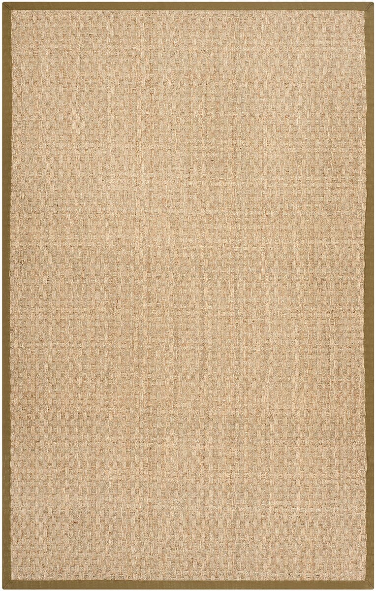 Safavieh Natural Fiber nf114g Natural / Olive Natural Fiber Area Rug