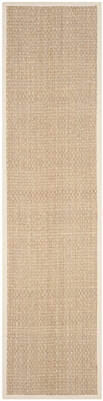 Safavieh Natural Fiber Nf114J Natural / Ivory Solid Color Area Rug