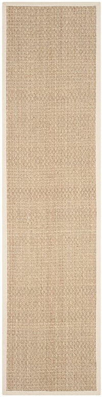 Safavieh Natural Fiber Nf114J Natural / Ivory Solid Color Area Rug