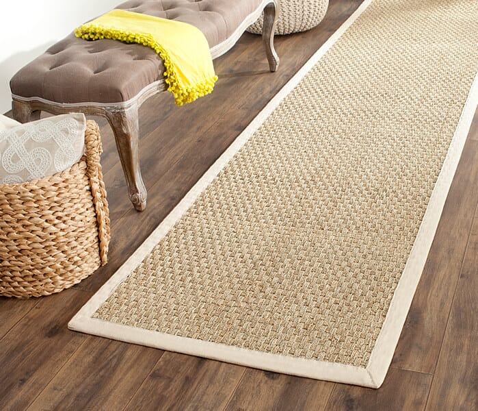 Safavieh Natural Fiber Nf114J Natural / Ivory Solid Color Area Rug