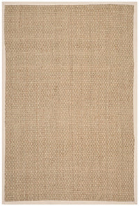 Safavieh Natural Fiber Nf114J Natural / Ivory Solid Color Area Rug