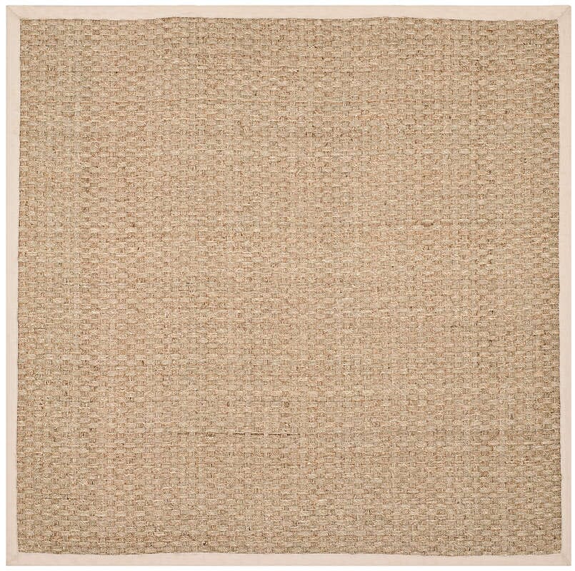 Safavieh Natural Fiber Nf114J Natural / Ivory Solid Color Area Rug