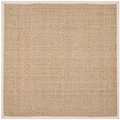 Safavieh Natural Fiber Nf114J Natural / Ivory Solid Color Area Rug