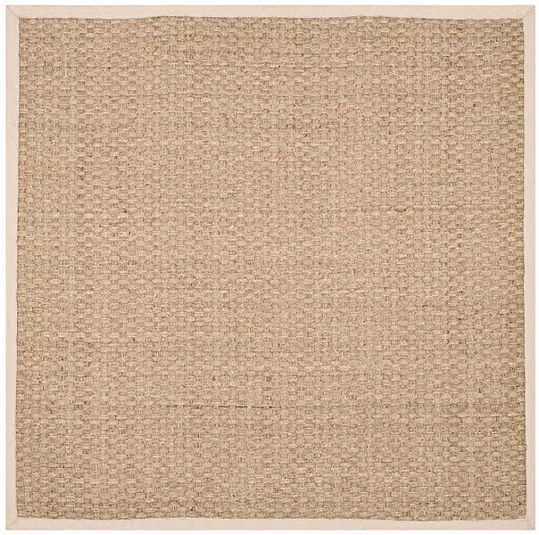 Safavieh Natural Fiber Nf114J Natural / Ivory Solid Color Area Rug