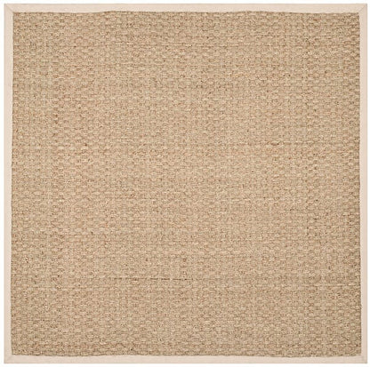 Safavieh Natural Fiber Nf114J Natural / Ivory Solid Color Area Rug