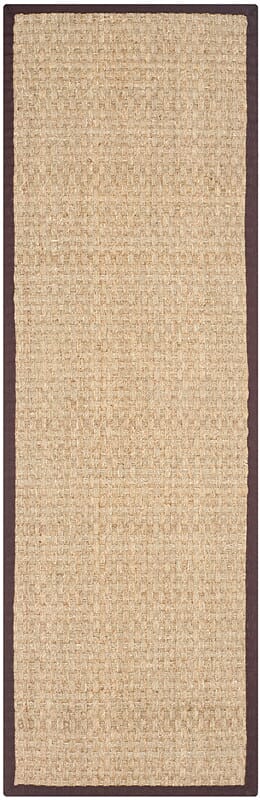 Safavieh Natural Fiber Nf114K Natural / Dark Brown Rugs.